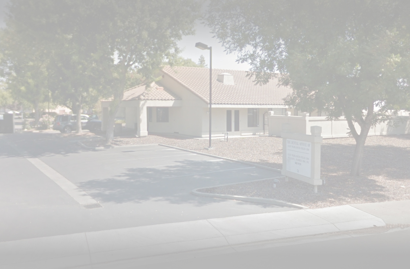 Exterior of The Dental Office of Dr. Glen Warganich-Stiles in Woodland, California.